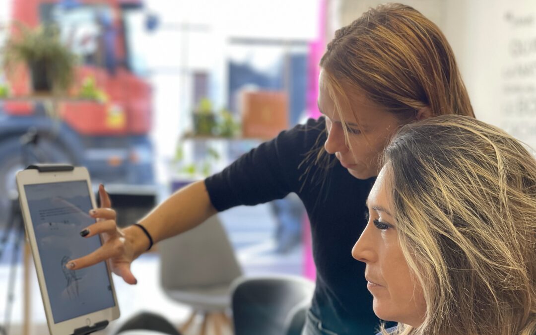 La naissance du premier assistant digital à la consultation pour les coiffeurs ? Un fragment de notre voyage.